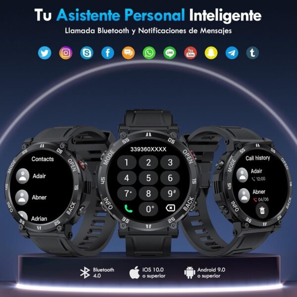 AVUMDA Reloj Inteligente Hombre 1.52"