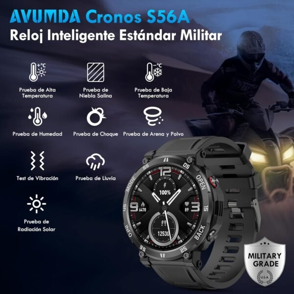 AVUMDA Reloj Inteligente Hombre 1.52"