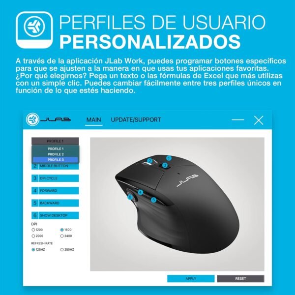 JLab, Ratón Inalámbrico Jbuds