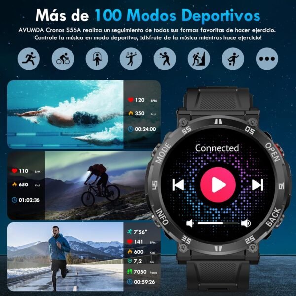 AVUMDA Reloj Inteligente Hombre 1.52"